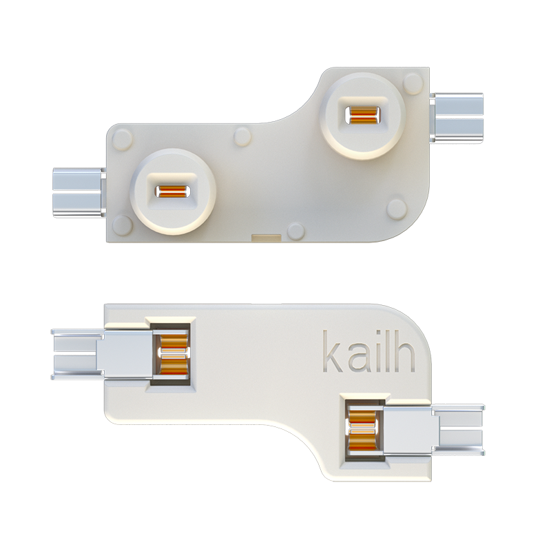 White Kailh Hotswap sockets for MX-style Keyswitches x 25