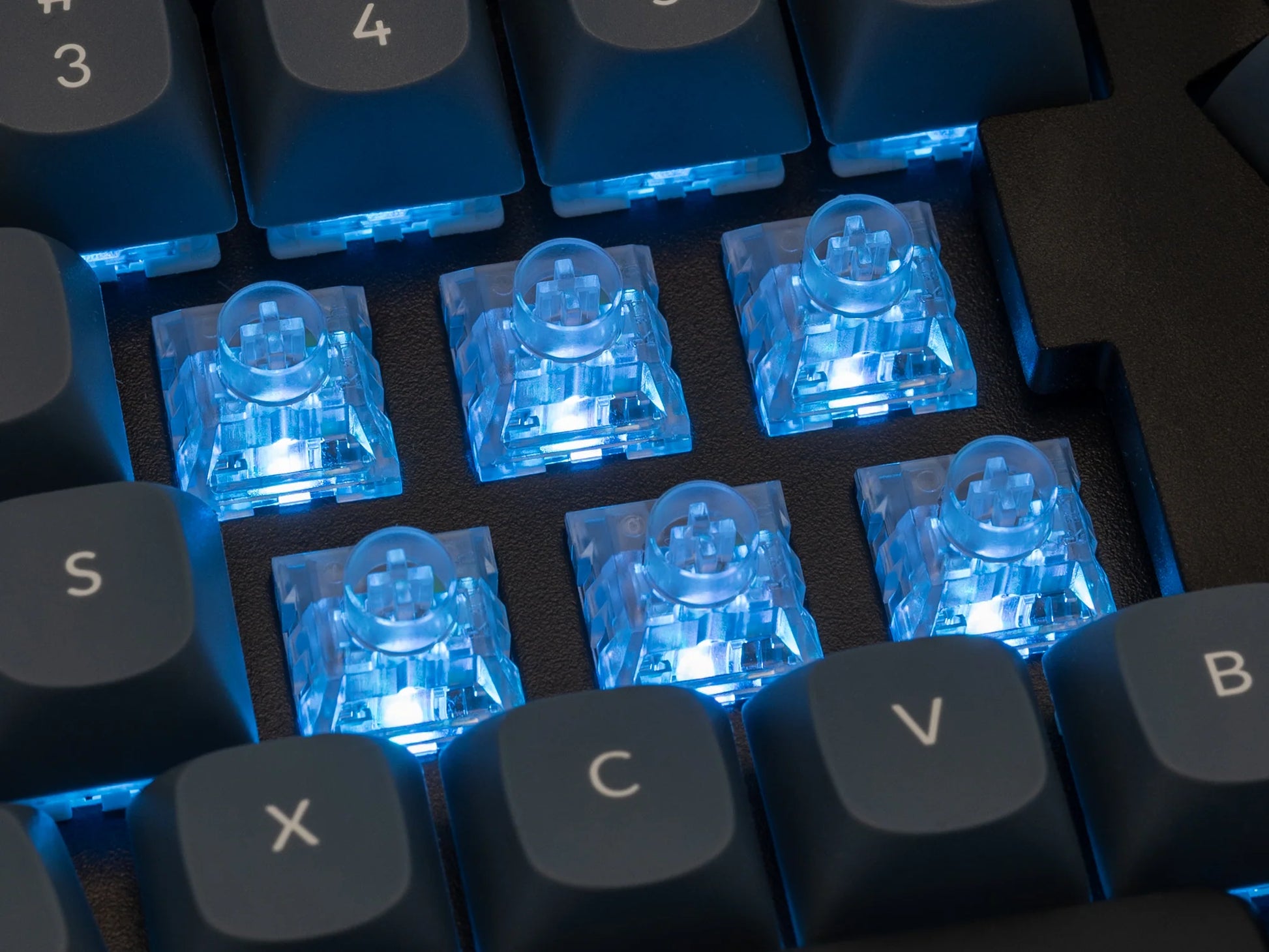 Kailh BOX Jellyfish - Crystal Clicky x10 – Keyboardio Kailh BOX Jellyfish - Crystal Clicky x10 – Keyboardio